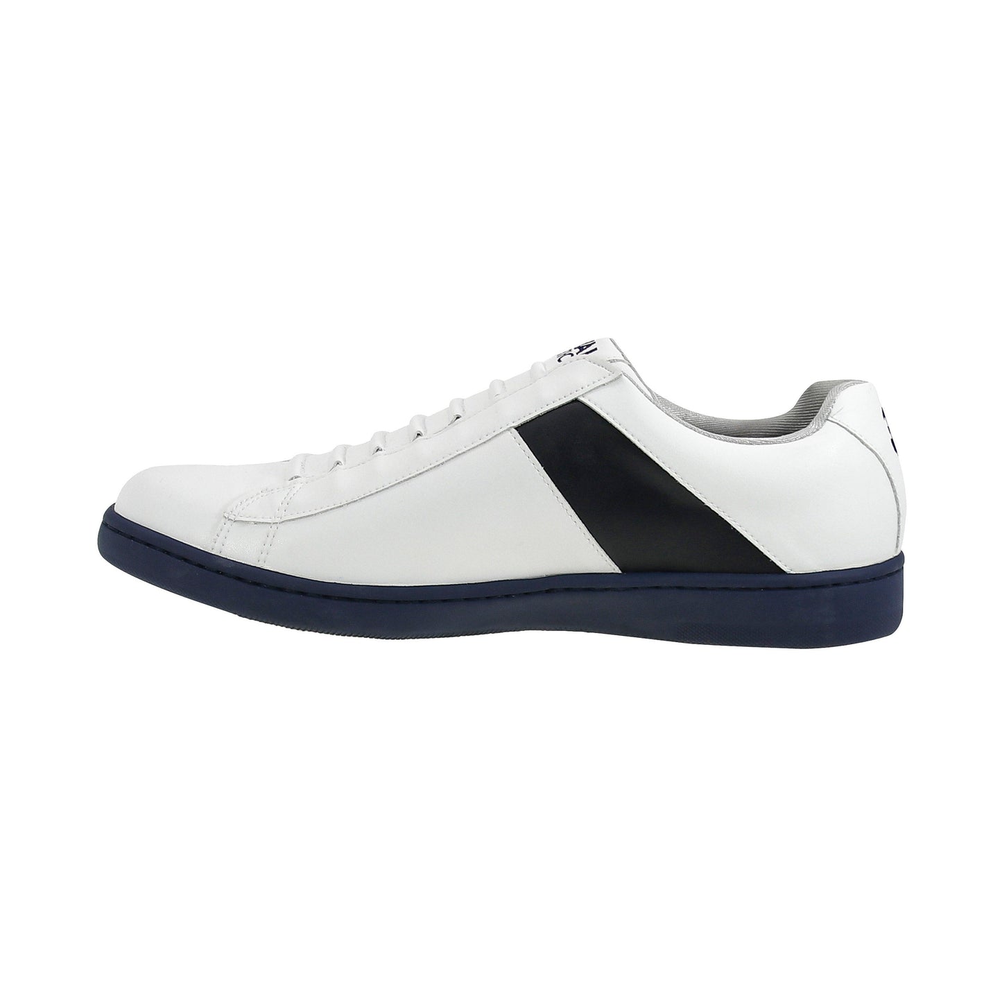 Royal Elastics Men's Jazz White Dark Blue Microfiber Low Tops