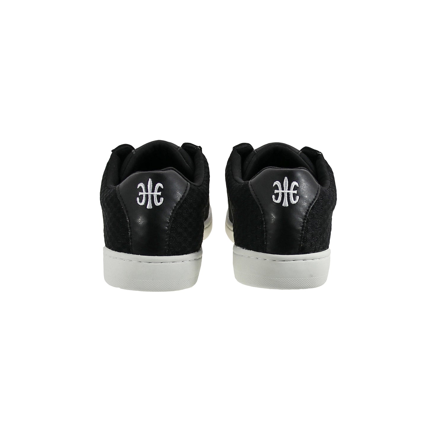 Royal Elastics Men's Jazz Black Microfiber Low Tops