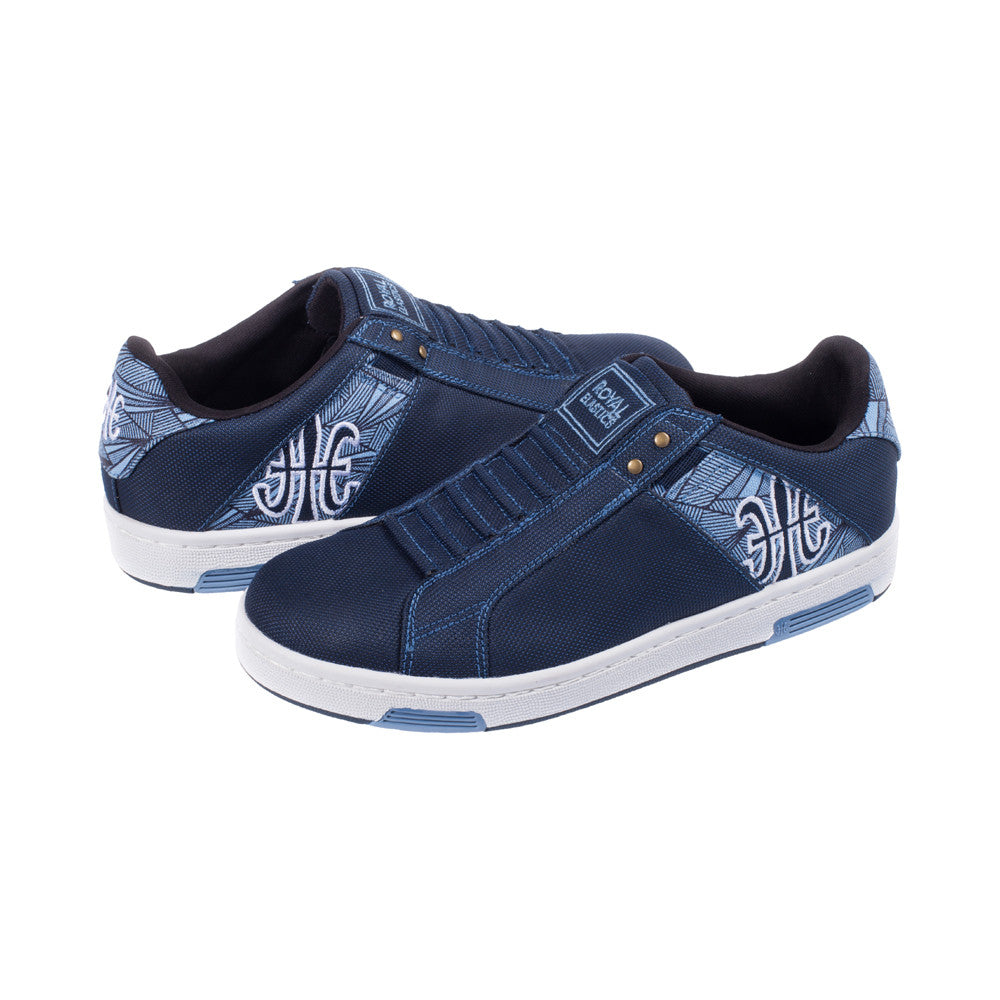 Royal Elastics Men's Icon Blue Polyester Sneakers