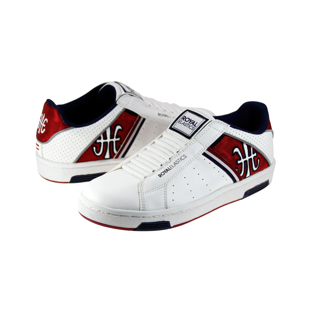 Royal Elastics Men's Icon Alpha White Red Blue Sneakers