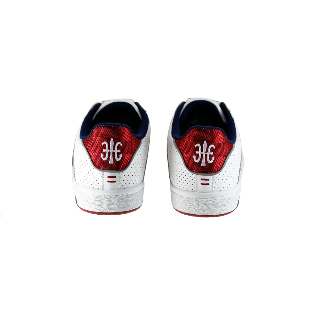 Royal Elastics Men's Icon Alpha White Red Blue Sneakers – alternate view 5