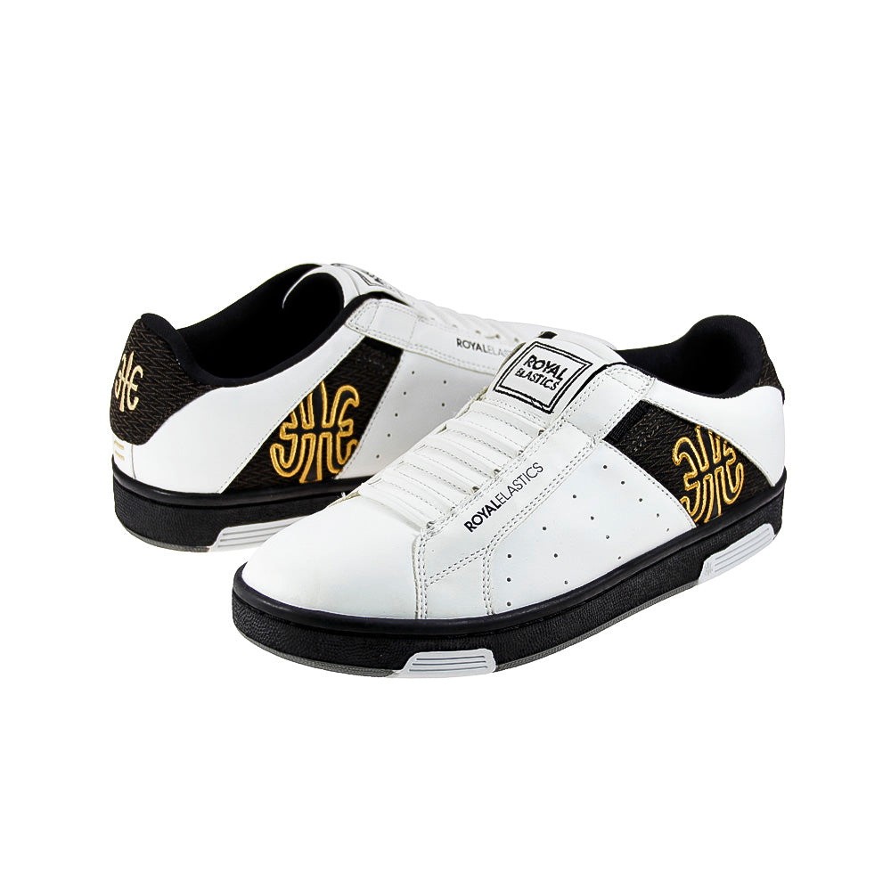 Royal Elastics Men's Icon Alpha White Black Sneakers