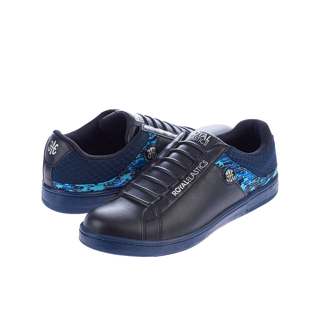 Royal Elastics Men's Duke Dark Blue Microfiber Sneakers