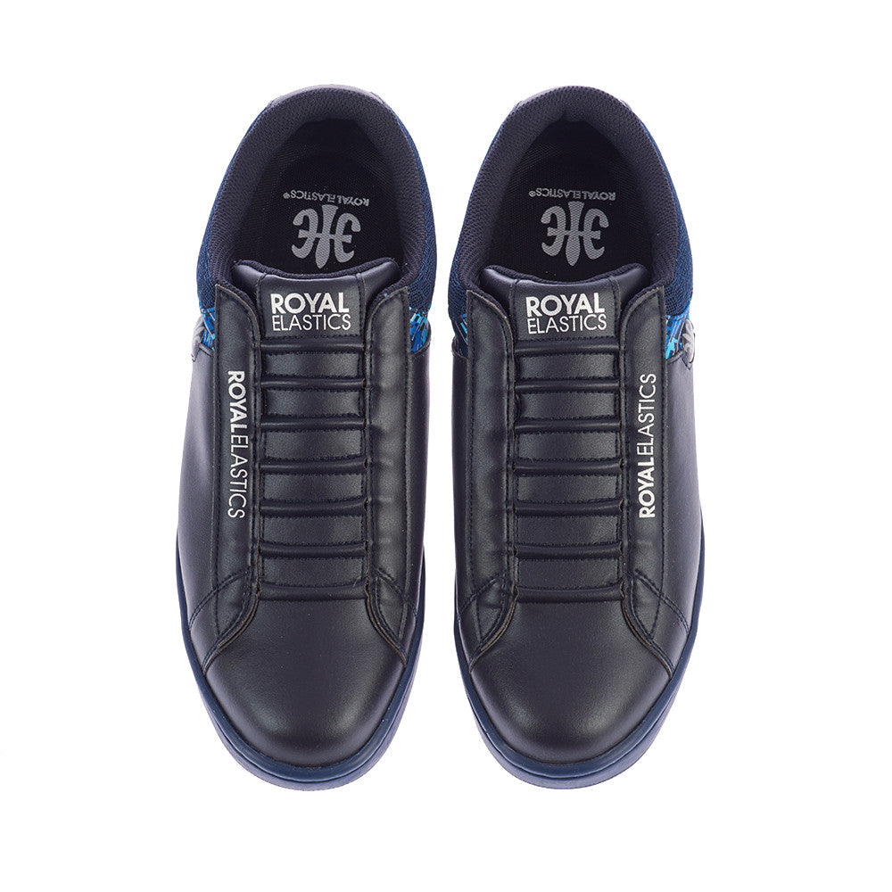 Royal Elastics Men's Duke Dark Blue Microfiber Sneakers