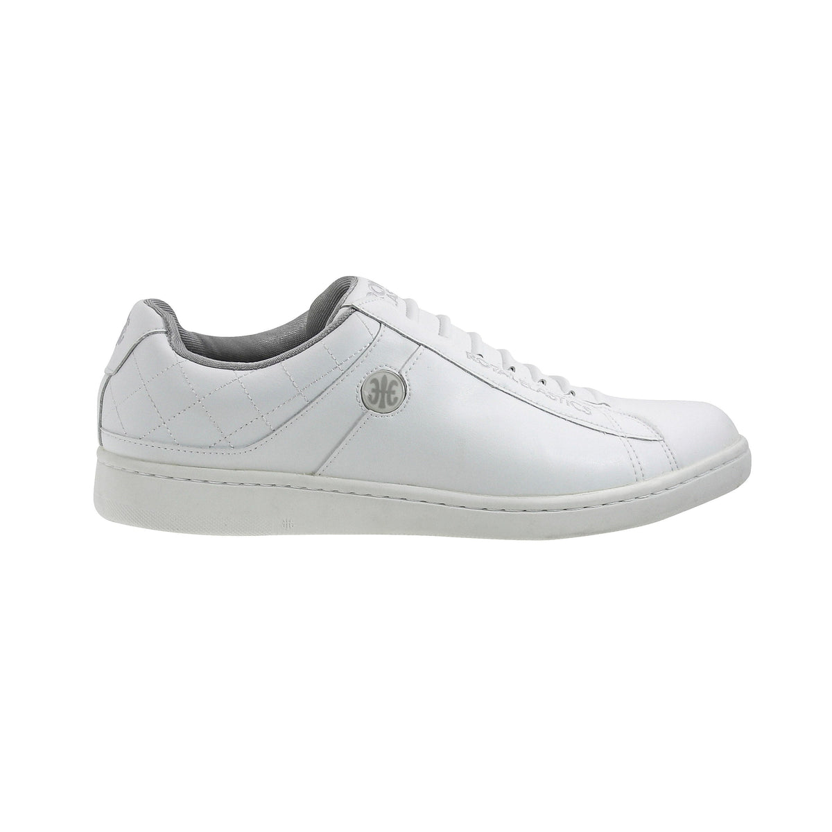 Royal Elastics Men's New Duke White Microfiber Low Tops – alternate view 2