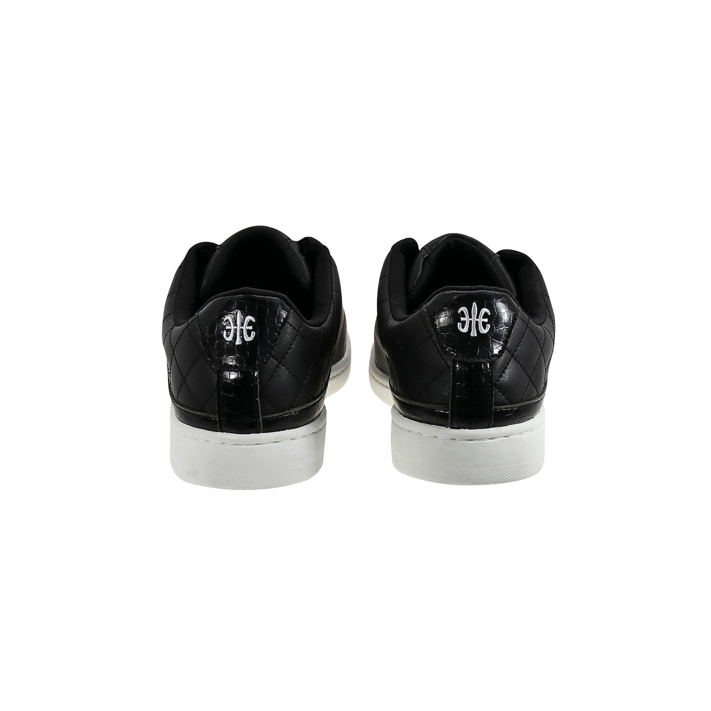 Royal Elastics Men's New Duke Black Microfiber Low Tops