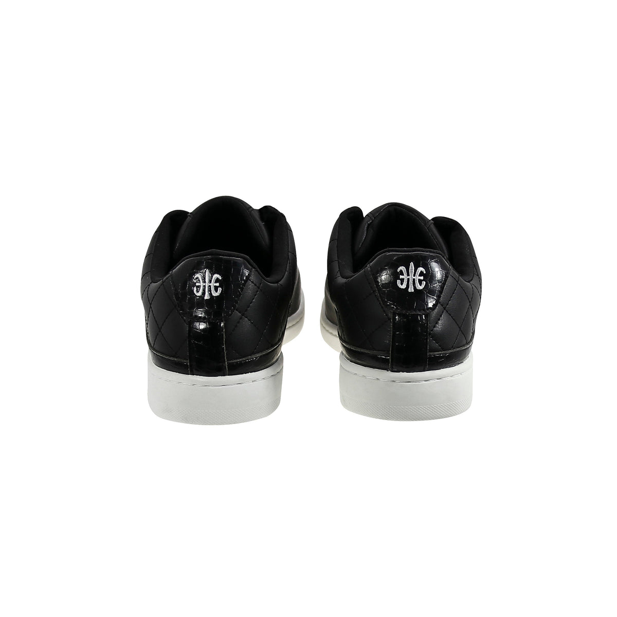 Royal Elastics Men's New Duke Black Microfiber Low Tops – alternate view 5