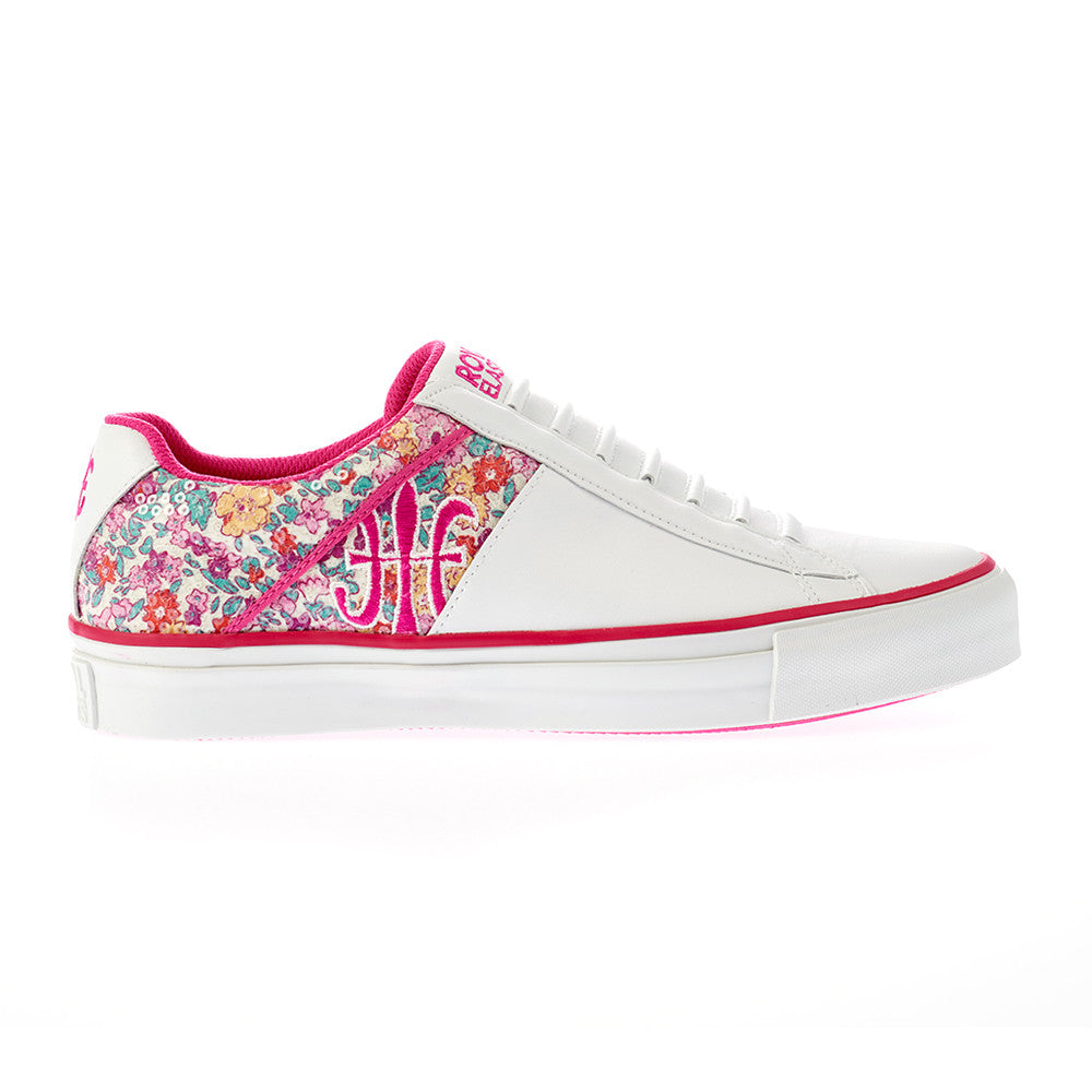 Royal Elastics Women's Cruiser White Pink Microfiber Low Tops