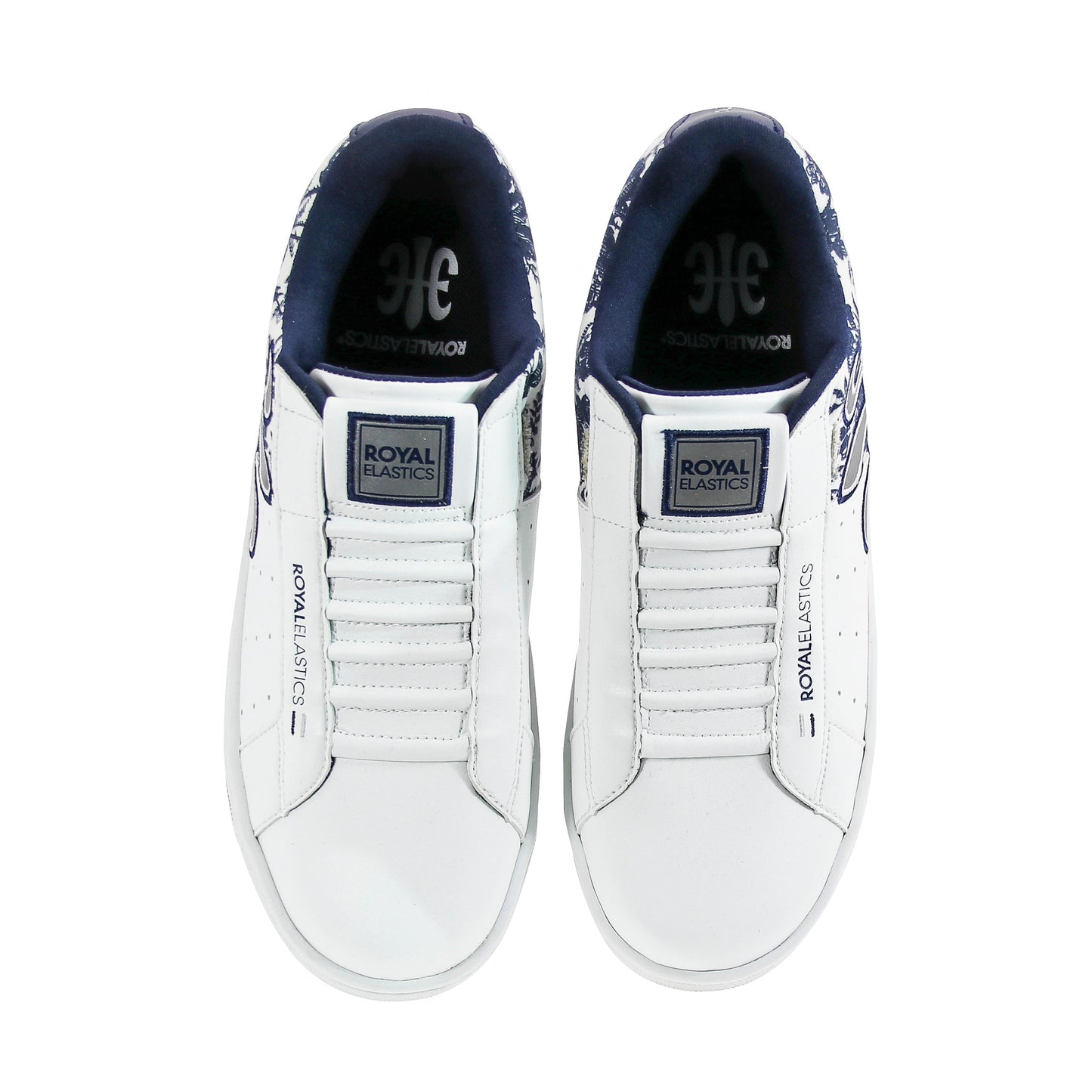 Royal Elastics Women's Hydra White Blue Silver Sneakers