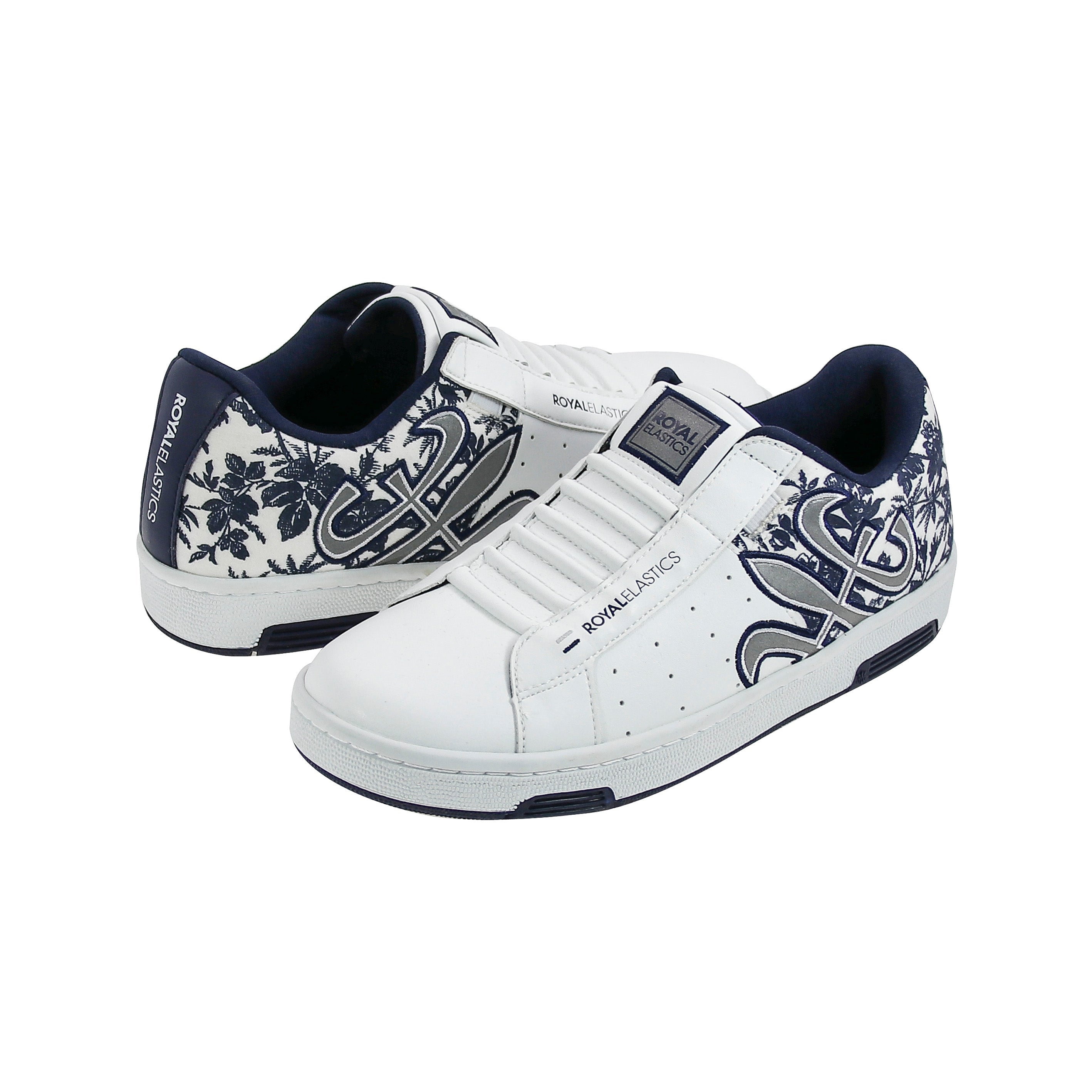 Royal Elastics Women's Hydra White Blue Silver Sneakers – Royal ...